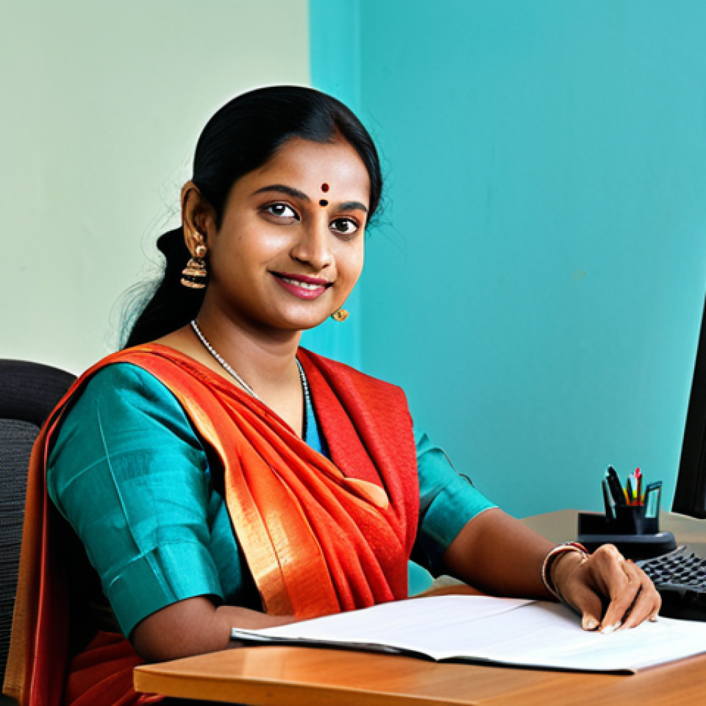 **
"A successful businesswoman in a modest saree, sitting at a desk in a brightly lit office in Bangladesh, fully clothed, appropriate attire, safe for work, perfect anatomy, natural proportions, professional portrait, high quality, family-friendly. The office includes fair trade certified products."
**