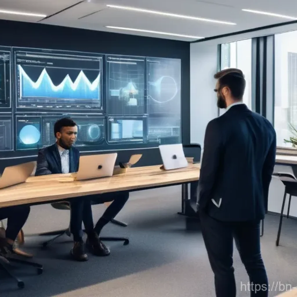 지속가능한 성취와 기업 혁신 - **Prompt 1: Innovative Digital Collaboration Hub**
"A vibrant and modern open-plan office space ...
